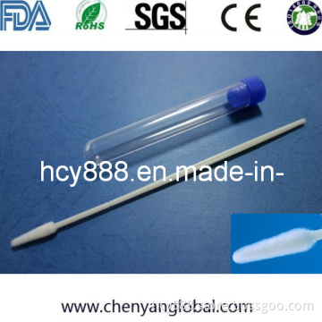 Cell Sample Collection Sterile Transport Flocked Nylon Swab with Medium Long Handle